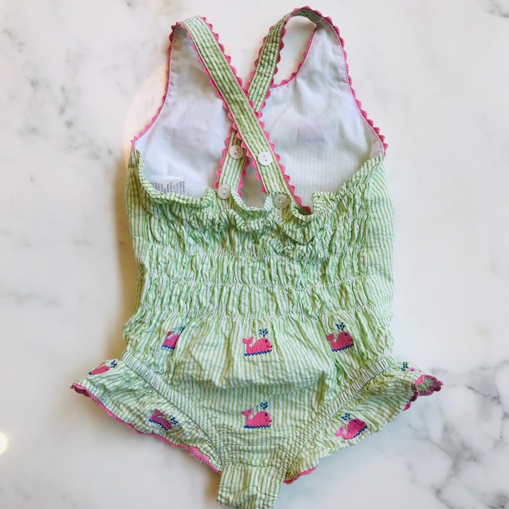 Bella bliss green seersucker